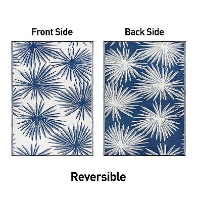 World Rug Gallery Floral Tropical Reversible Outdoor Rugs