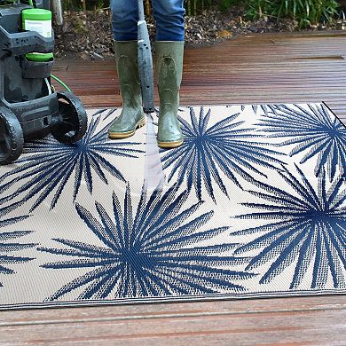 World Rug Gallery Floral Tropical Reversible Outdoor Rugs
