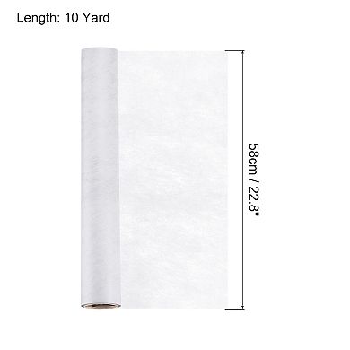 30ft Flower Wrapping Paper Bouquet Waterproof Packaging Cotton, White