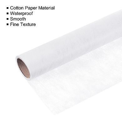 30ft Flower Wrapping Paper Bouquet Waterproof Packaging Cotton, White