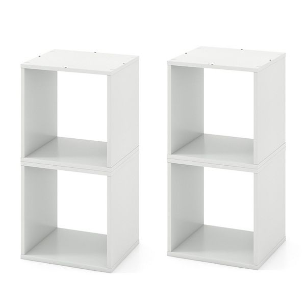Cube Storage Organizer Set Of 2white