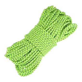 2.5mm 65.62ft Polyester Fluorescent Reflective Tent Rope Cord For Camping