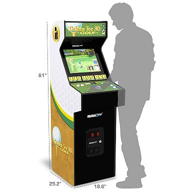 Arcade 1 Up Golden Tee 3D 35th Anniversary Deluxe Arcade Machine