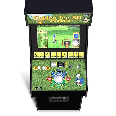 Arcade 1 Up Golden Tee 3D 35th Anniversary Deluxe Arcade Machine