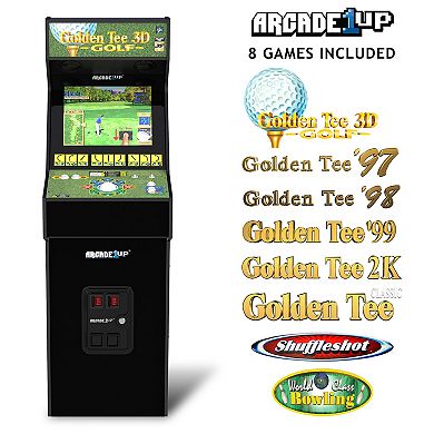 Arcade 1 Up Golden Tee 3D 35th Anniversary Deluxe Arcade Machine