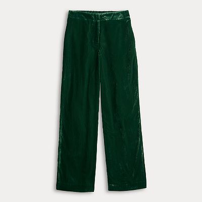 Women's LC Lauren Conrad High Rise Velvet Pants