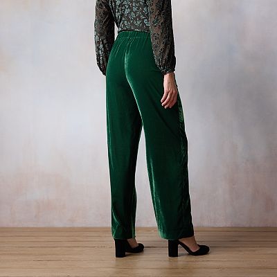 Women's LC Lauren Conrad High Rise Velvet Pants