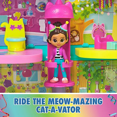 Gabby’s Dollhouse 15-Piece Rainbow Celebration Dollhouse