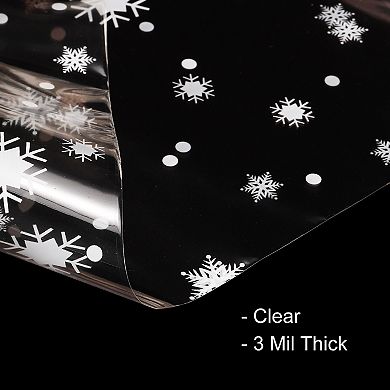 98ft X 31in Wrap Wrapper Wrapping Paper 3 Mil Thick White Snow, 1 Roll
