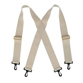 Big & Tall Elastic Tsa Compliant Suspenders With Swivel Hook Ends