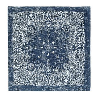 Extra Large 27 Inch Rustic Paisley Print Bandana