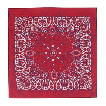 Extra Large 27 Inch Rustic Paisley Print Bandana