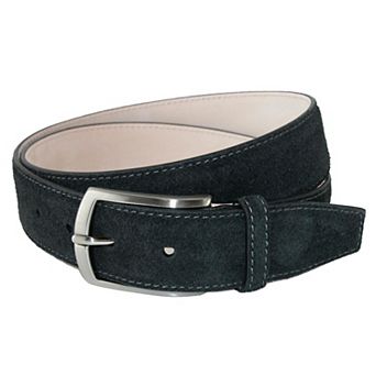 Crookhorndavis Men's Monza Suede Belt With Contrast Stitch
