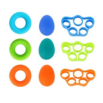 Multi Colors Hand Grips Strengthener Bundle
