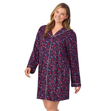 Plus Size Draper James Button Front Pajama Sleepshirt