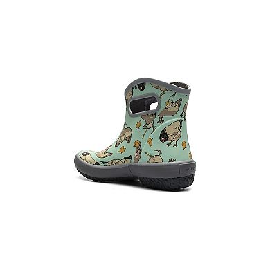 Bogs Patch Women's Waterproof Ankle Rain Boots