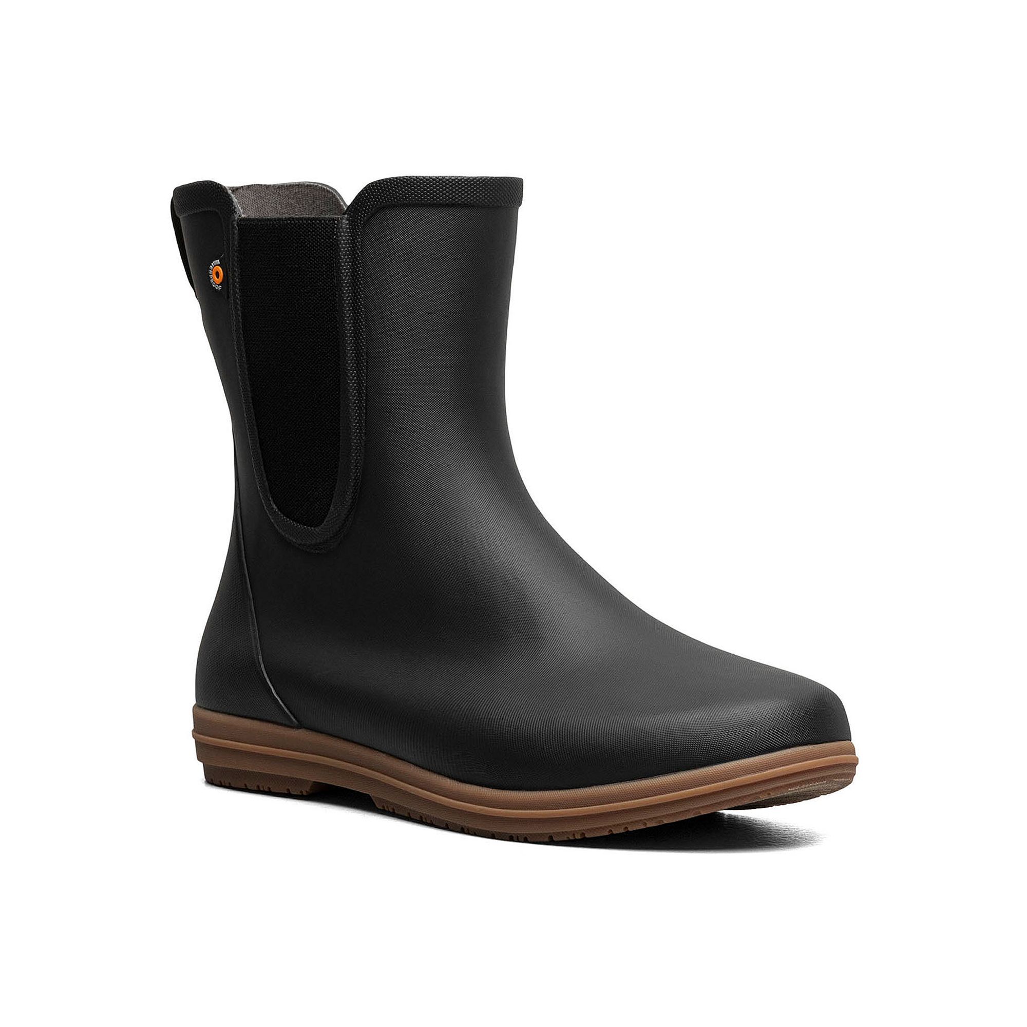 Bogs Sweetpea II Womens Waterproof Mid Rain Boots, Size: 6, Black