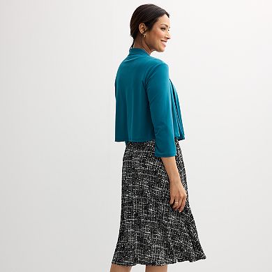 Women's Sandra Darren 2-pc. Knit Jacket & Dress Set