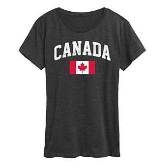 Women's Canada Flag Graphic Tee