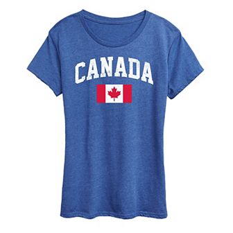 Women's Canada Flag Graphic Tee