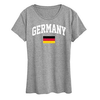 Women's Germany Flag Graphic Tee