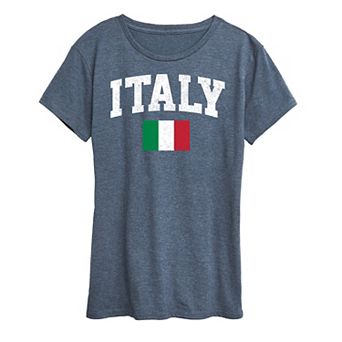 Women's Italy Flag Graphic Tee