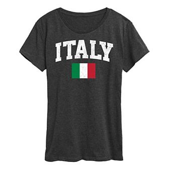 Women's Italy Flag Graphic Tee