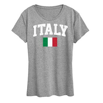 Women's Italy Flag Graphic Tee