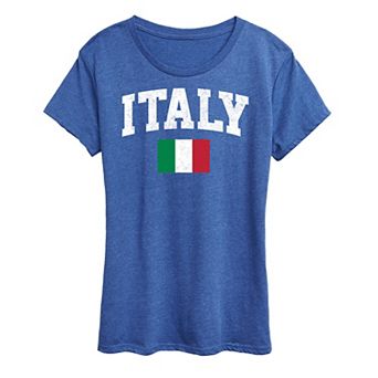 Women's Italy Flag Graphic Tee
