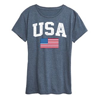 Women's USA Flag Graphic Tee