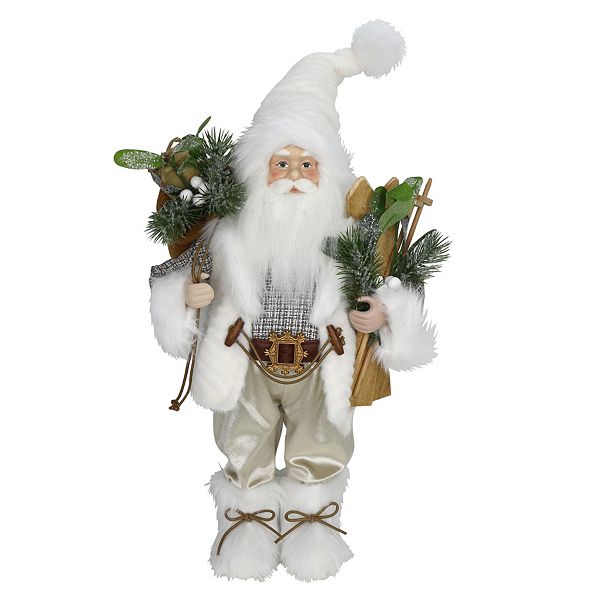 St. Nicholas Square® Through the Woods Santa Floor Decor - Light