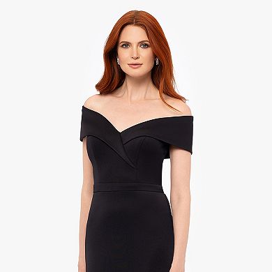 Women's X Evenings Off The Shoulder High Low Evening Gown