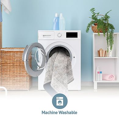 World Rug Gallery Transitional Distressed Vintage Machine Washable Area Rug