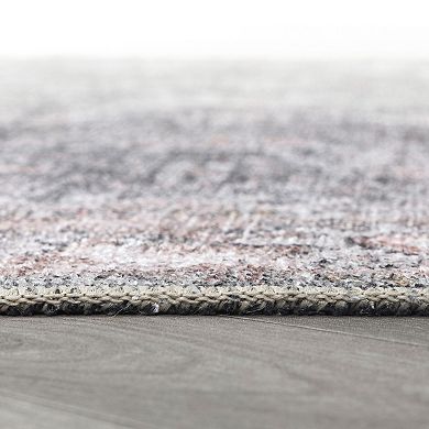 World Rug Gallery Vintage Inspired Bordered Machine Washable Area Rug