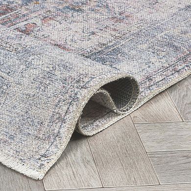 World Rug Gallery Vintage Transitional Boho Machine Washable Area Rug