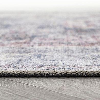 World Rug Gallery Vintage Transitional Boho Machine Washable Area Rug