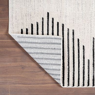 World Rug Gallery Bohemian Striped Area Rug