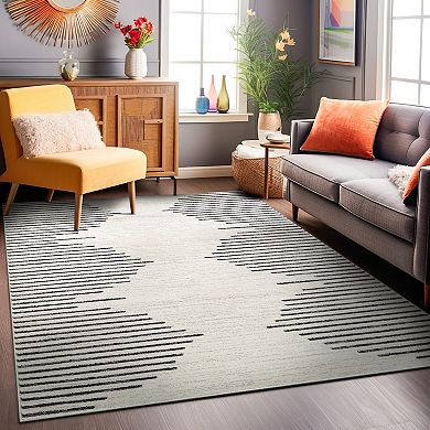 World Rug Gallery Bohemian Striped Area Rug
