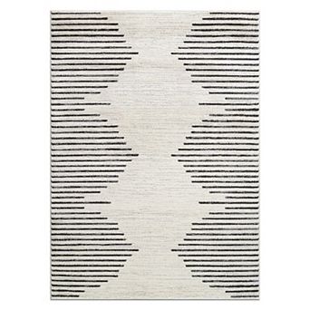 World Rug Gallery Bohemian Striped Area Rug
