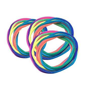 Zummy Colorful Rainbow Cradle String Game Finger Twister, 3 pc Set