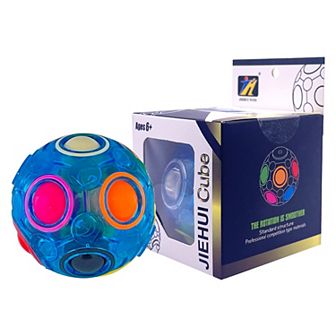 Zummy Puzzle Ball Brain Teasers For Kids Ages 6+, Fidget Travel Toy For Children, Yellow