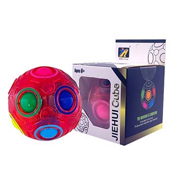 Zummy Puzzle Ball Brain Teasers For Kids Ages 6+, Fidget Travel Toy For Children, Yellow