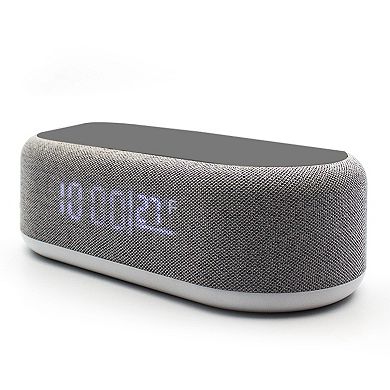 ZTECH 3-in-1 Alarm Clock with Wireless Charger