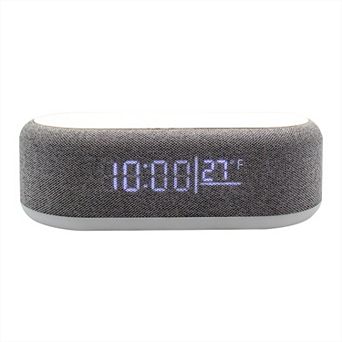 ZTECH 3-in-1 Alarm Clock with Wireless Charger