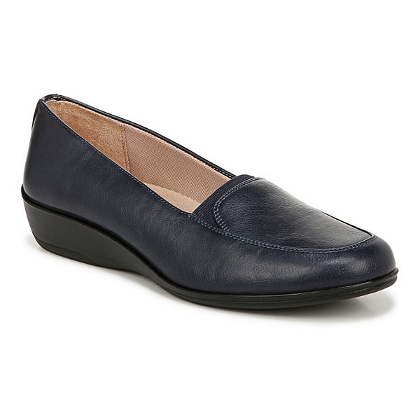 LifeStride Ida Women's Slip-on Loafers - Lux Navy (8 WIDE)