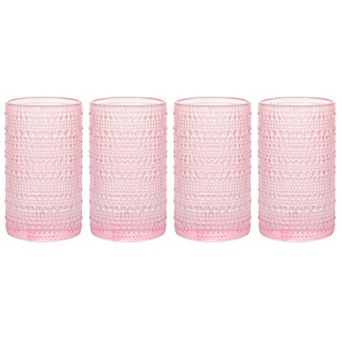 Home Essentials Halo 4 pc Highball Glass Set