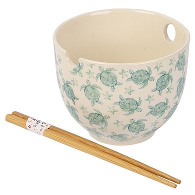 Home Essentials Blue Turtles Noodle Bowl