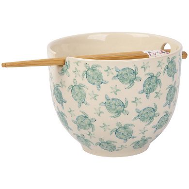 Home Essentials Blue Turtles Noodle Bowl