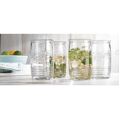 Home Essentials 4-pc. Original Mason Jar Highball Glass Set