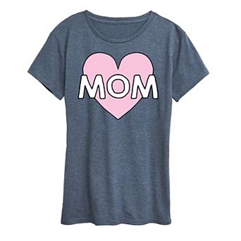 Women's Mom Heart Graphic Tee